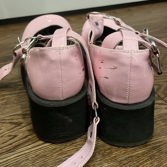 Demonia pink platform Mary Jane’s - Picture 3 of 3